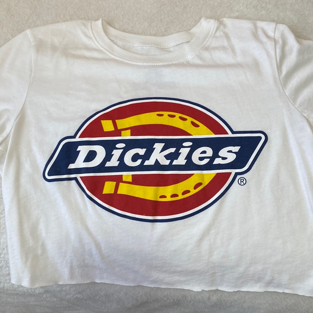 brand: dickies color: white. size: medium